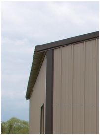 roofing - How should I install metal corner trim on this slanted