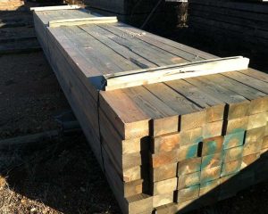 Storing Lumber for a New Pole Building