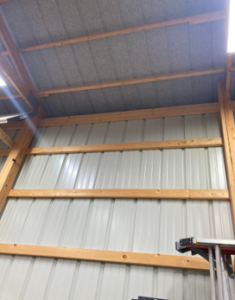 Converting an Unfinished Wood Frame Steel Building