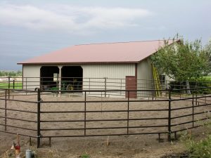 Post-frame Covered Equestrian Round Pens